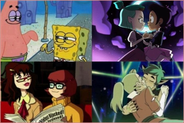 Transvestitenfiguren, berühmt, Cartoons